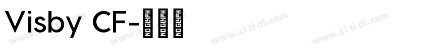 Visby CF字体转换